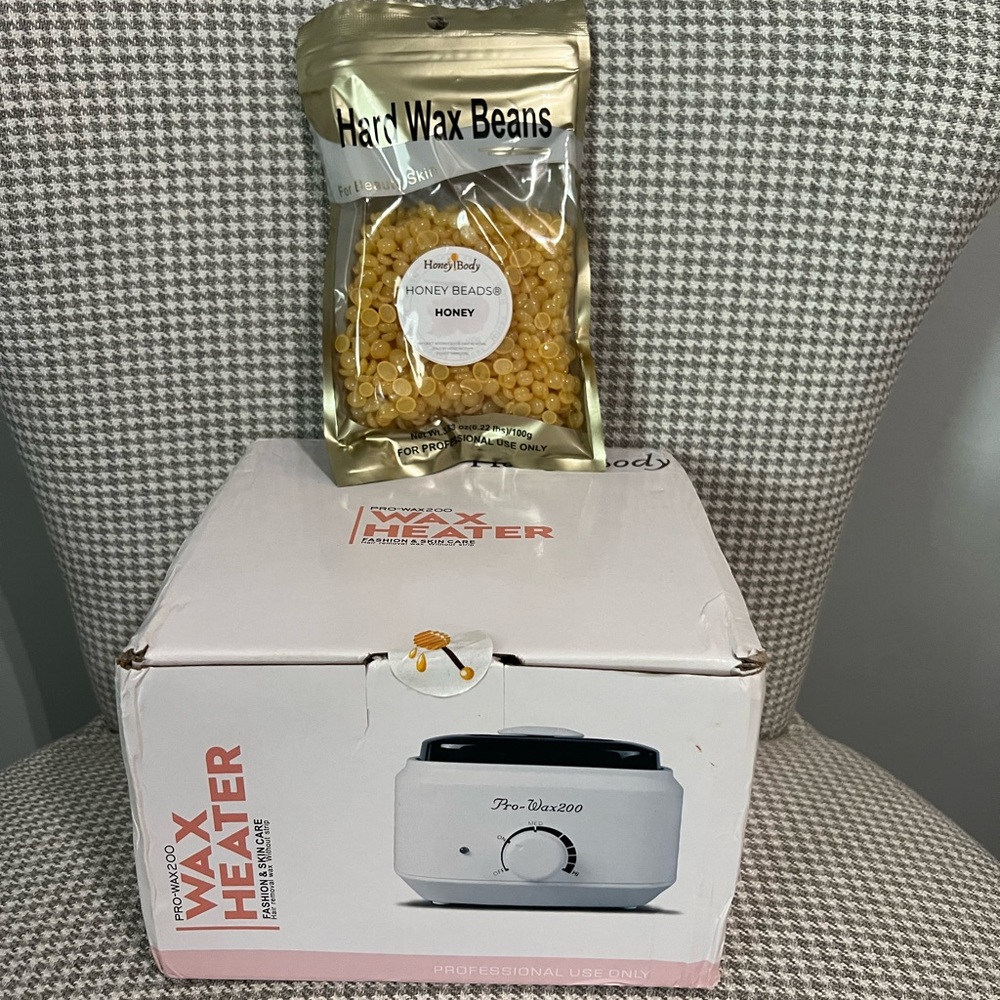 Wax Heater with Honey Wax Beans